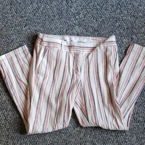 Striped Loft Linen Pants